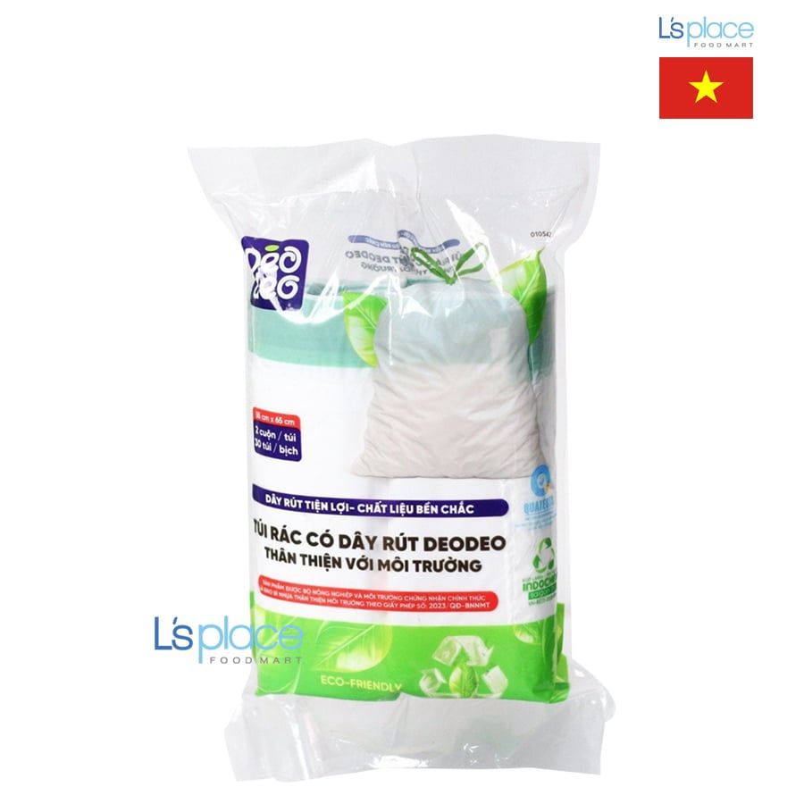 Deo Deo Túi rác có dây rút 55x65cm