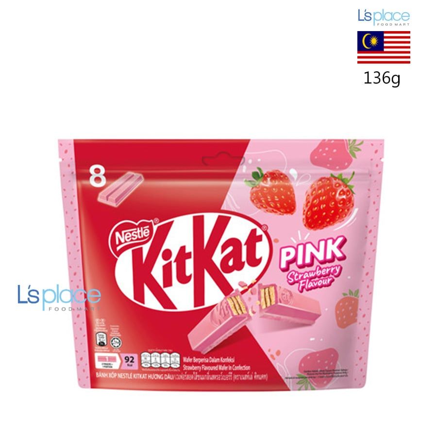 Kitkat Bánh xốp phủ socola dâu tây Pink