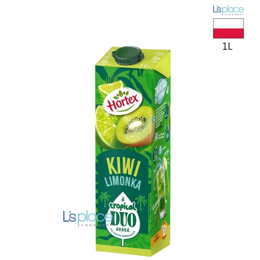 Hortex Nước ép quả Tropical Duo vị Kiwi chanh