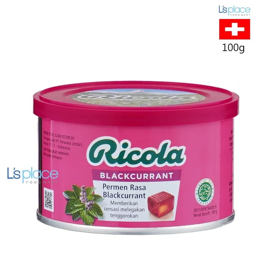 Ricola Kẹo thảo mộc vị Lý chua đen