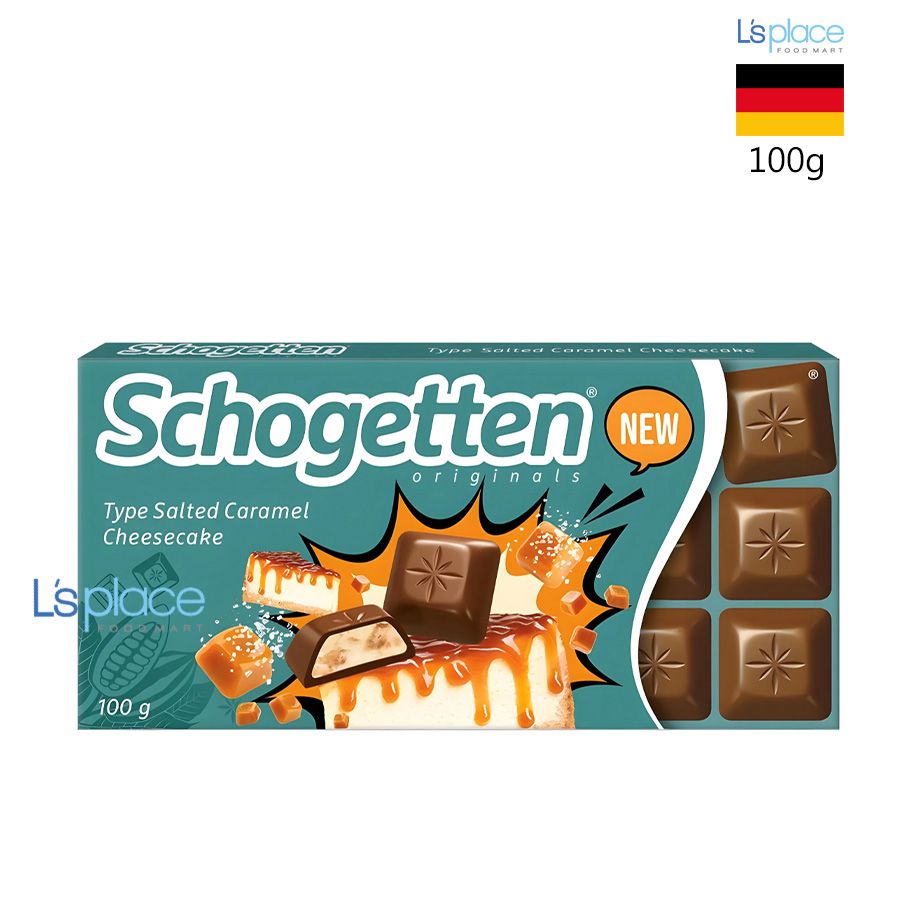 Schogetten Socola Thanh Bánh Phô Mai Caramel Mặn