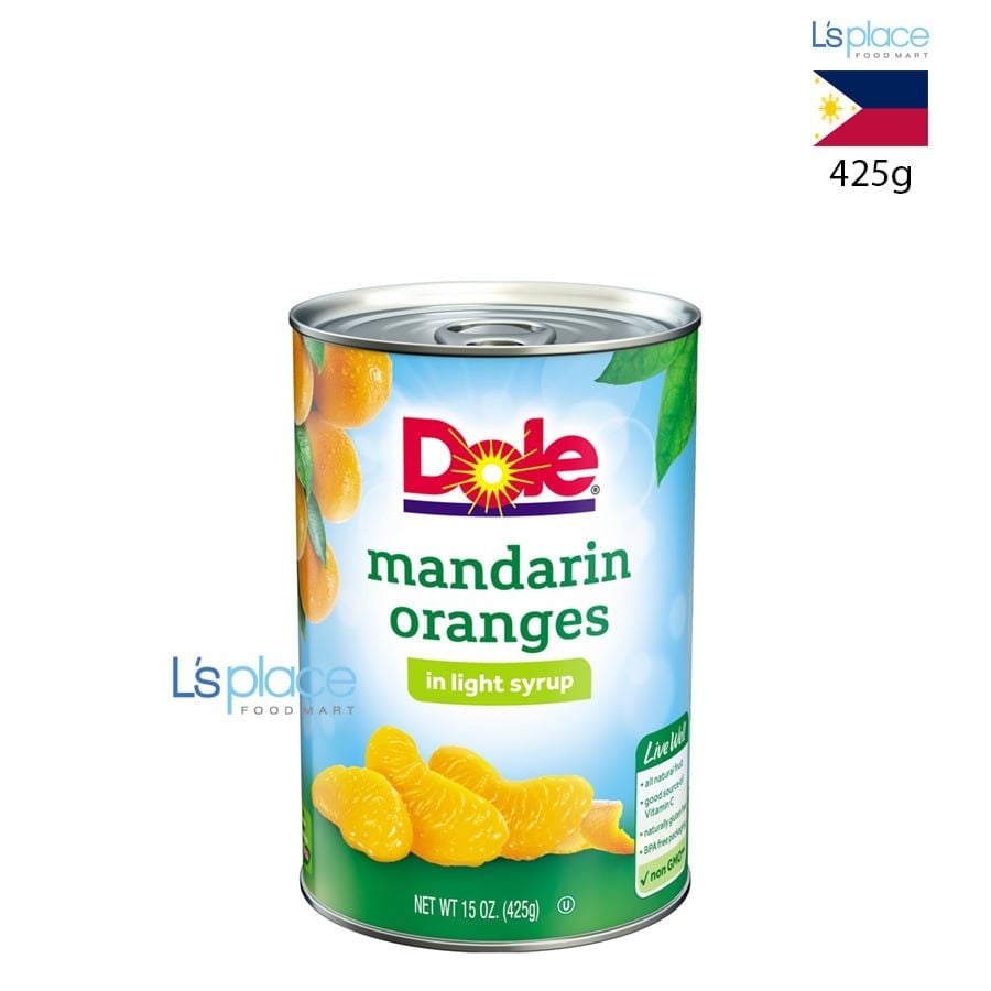 Dole Cam Mandarin ngâm siro đóng lon