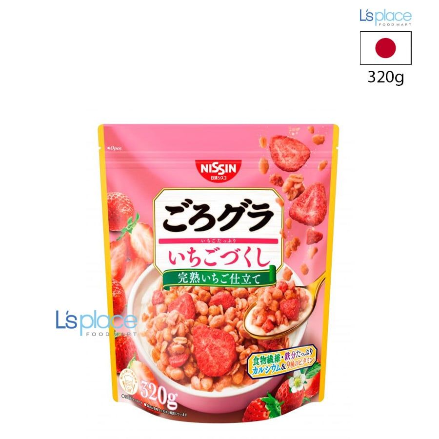 Nissin Ngũ cốc Granola dâu tây