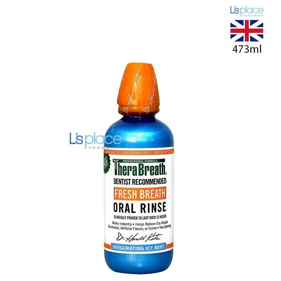 TheraBreath Nước súc miệng bạc hà lạnh