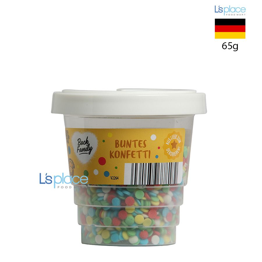 Back Family Hạt màu trang trí Buntes Konfetti