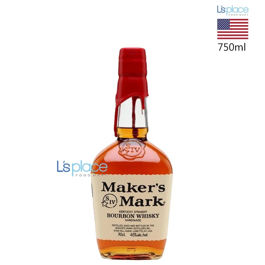 Rượu Whiskey Maker's Mark Bourbon Kentucky