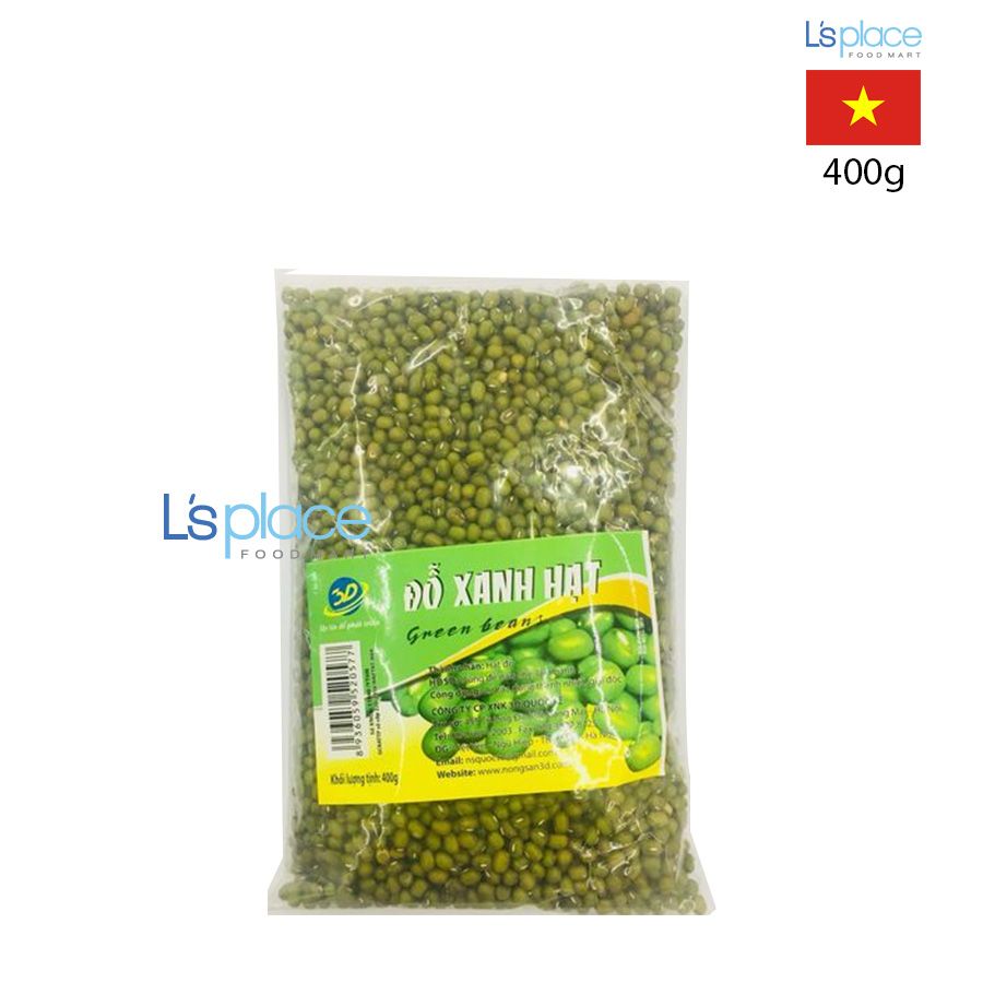 3D Đỗ xanh nguyên hạt