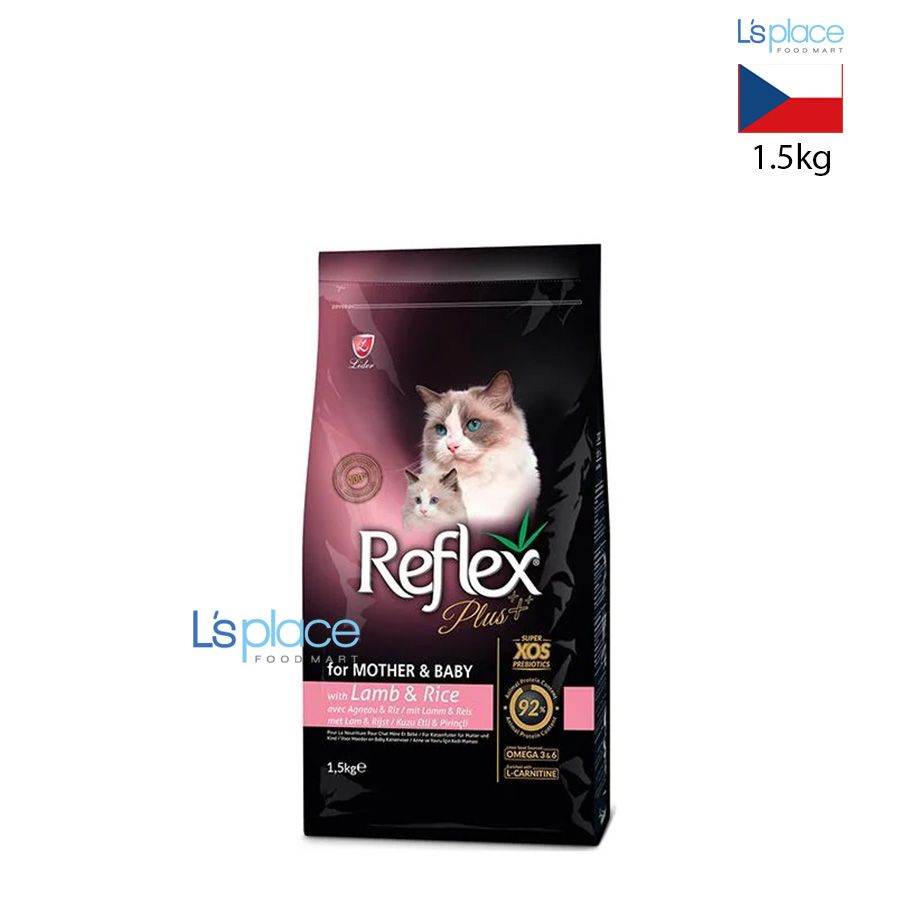 Reflex Plus Thức ăn mèo Mẹ & Bé vị thịt cừu và cơm