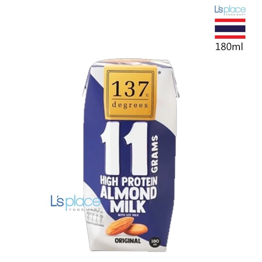 137 Degrees Sữa hạnh nhân cao đạm vị nguyên bản hộp nhỏ