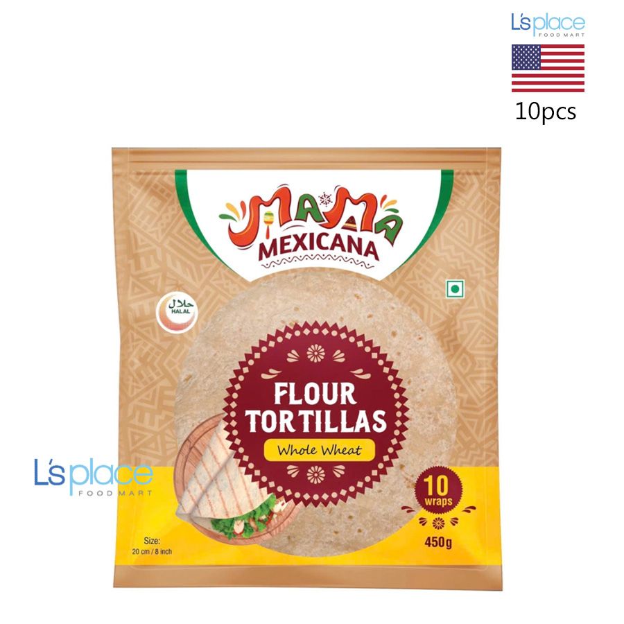 MaMa Mexicana Vỏ Tortilla nguyên cám 20cm