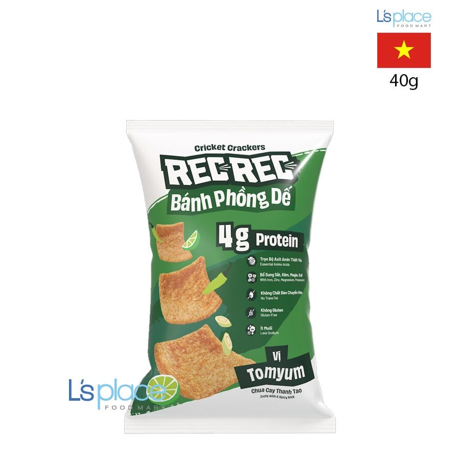 Rec Rec Bánh phồng dế vị Tomyum