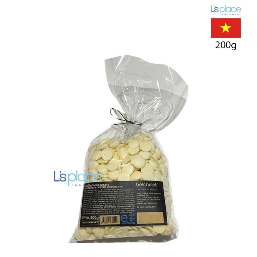 Belcholat Socola Couvertune Callet trắng
