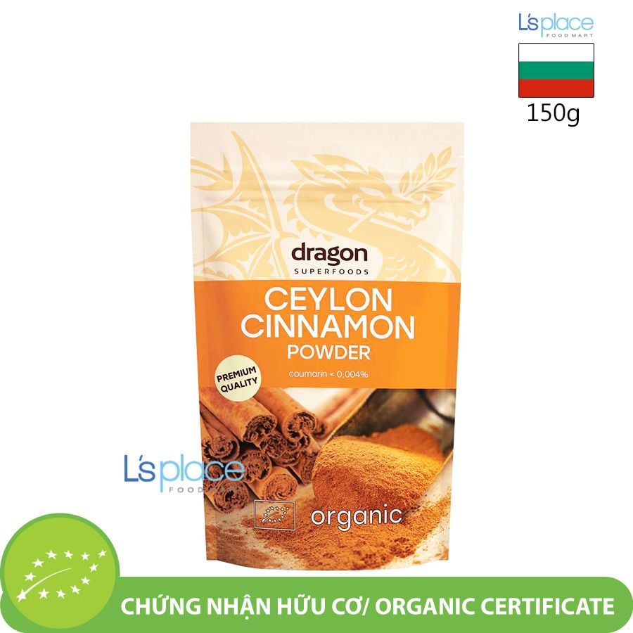 Dragon Superfoods Bột Quế Ceylon hữu cơ