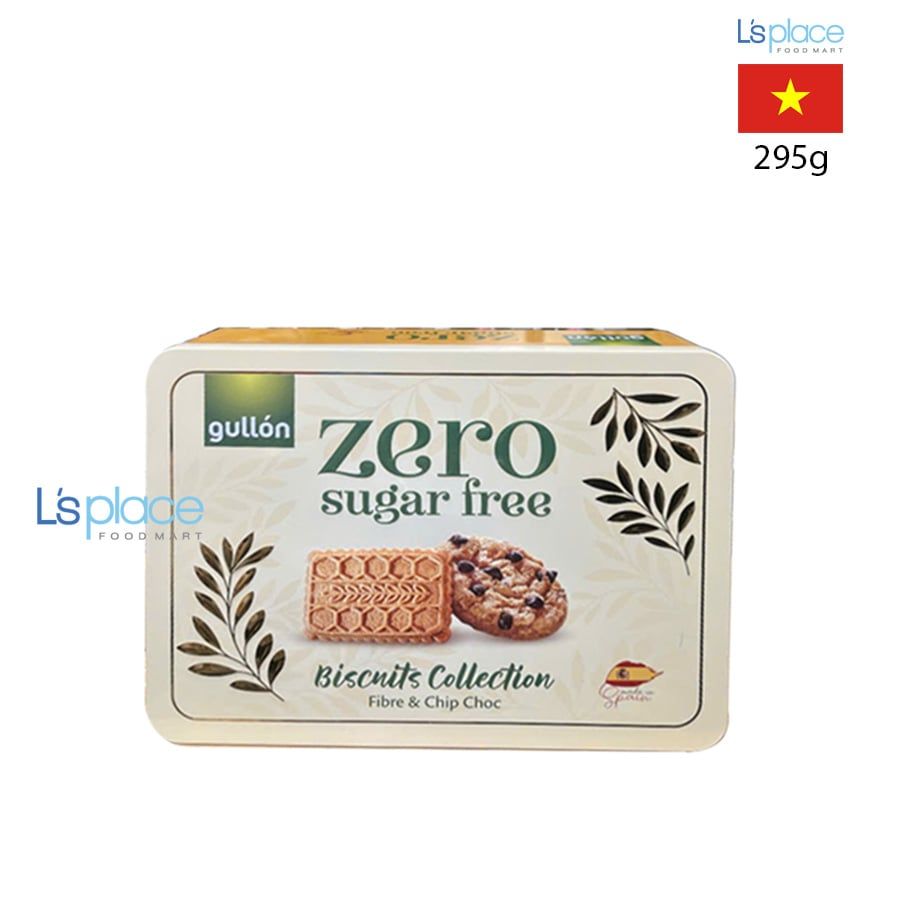 Gullon Bánh quy không đường tổng hợp hộp thiếc
