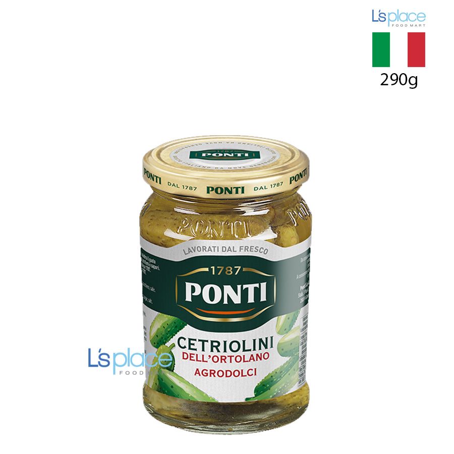 Ponti Dưa chuột ngâm giấm Cetriolini