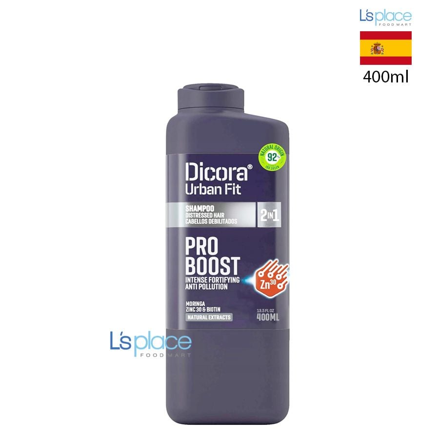 Dicora Urban Fit Dầu gội xả 2 trong 1 Pro Boost