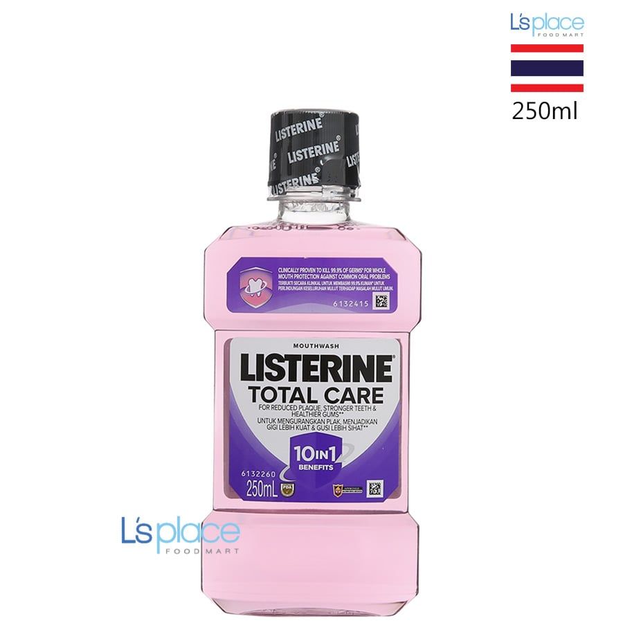 Listerine Nước Súc Miệng Chăm Sóc Toàn Diện Không Cồn
