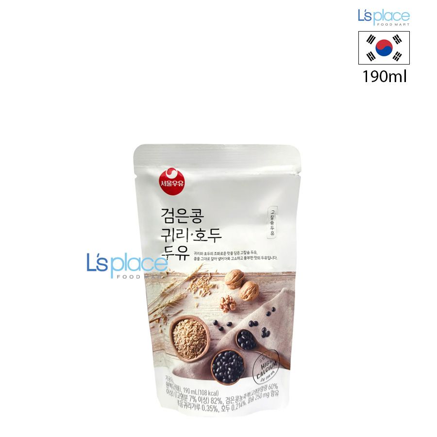 Seoul Milk Sữa đậu nành đậu đen yến mạch óc chó