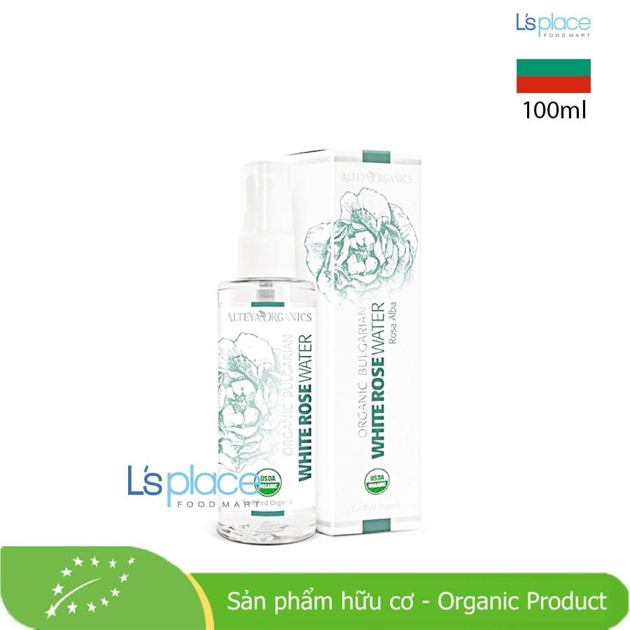 Alteya Organics Nước hoa hồng trắng hữu cơ