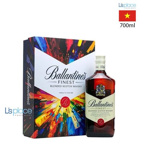 Ballantine's Finest Rượu whisky hộp quà