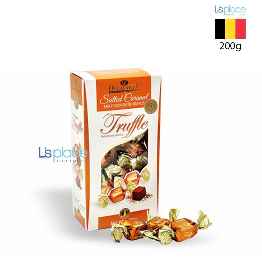 Delafaille Socola Truffle phủ cacao caramen muối