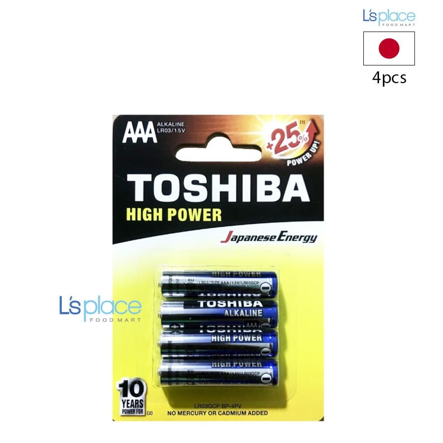 Toshiba Pin AAA LR03GCP BP-4PV