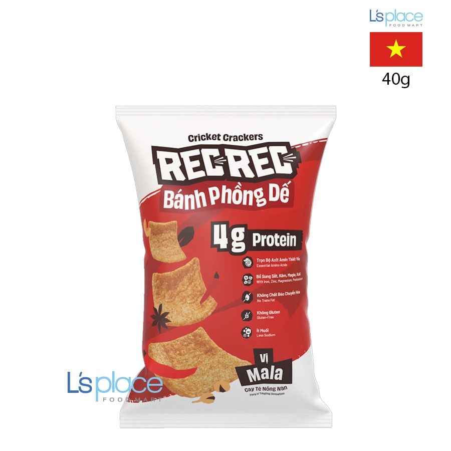 Rec Rec Bánh phồng dế vị Mala