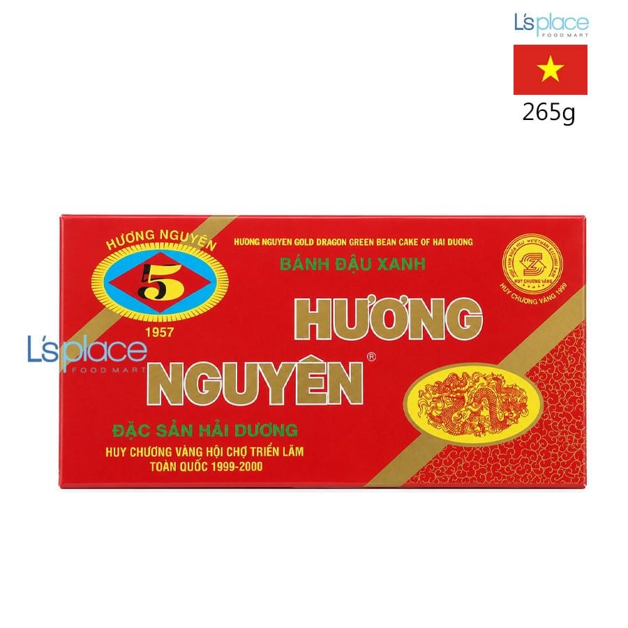 Hương Nguyên Bánh đậu xanh hộp đỏ