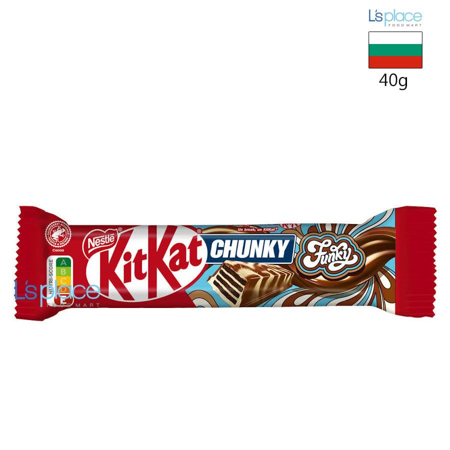 Nestle Bánh Xốp Phủ Socola KitKat Chunky Funky