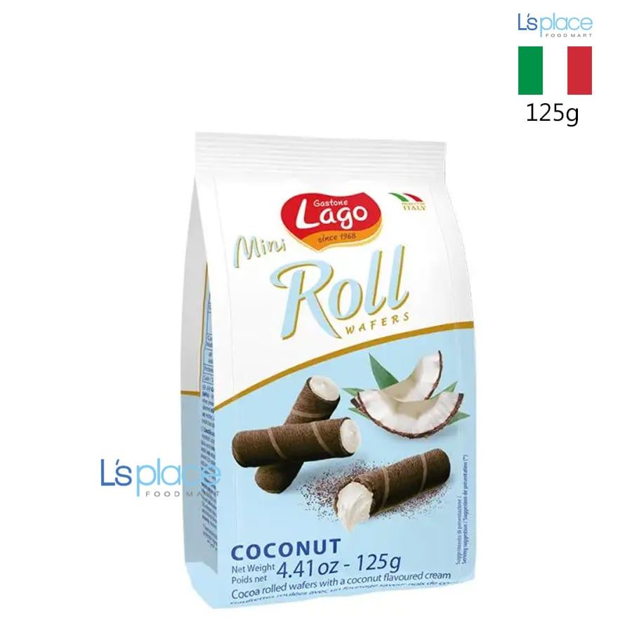 Lago Bánh quế cuộn kem dừa Mini Roll