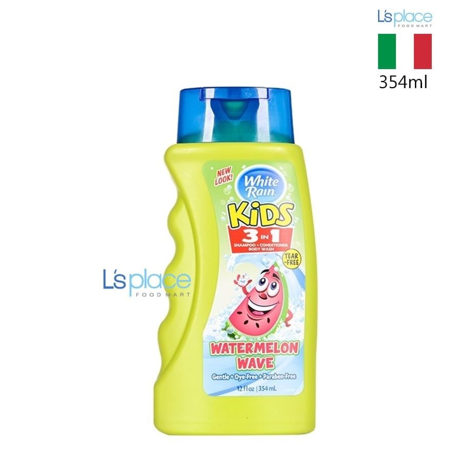 White Rain Sữa Tắm Gội Xả 3 trong 1 cho Trẻ Em hương Watermelon Wave