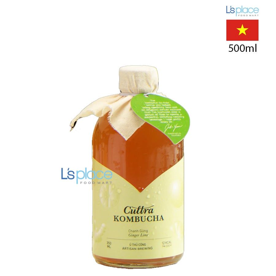 Cultra Trà Kombucha Chanh Gừng