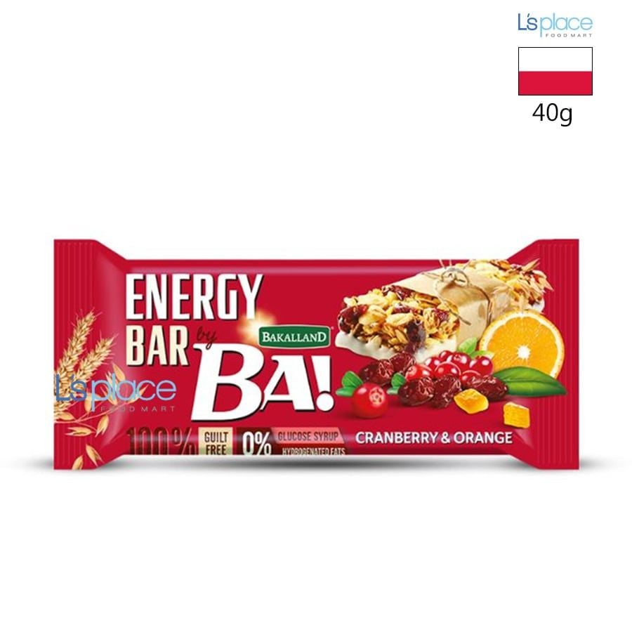 Bakalland thanh năng lượng nam việt quất & cam