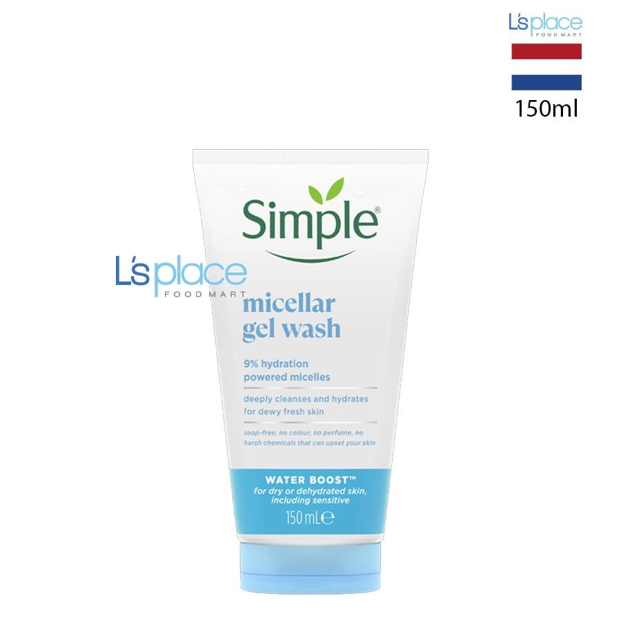 Simple Gel rửa mặt Cấp ẩm