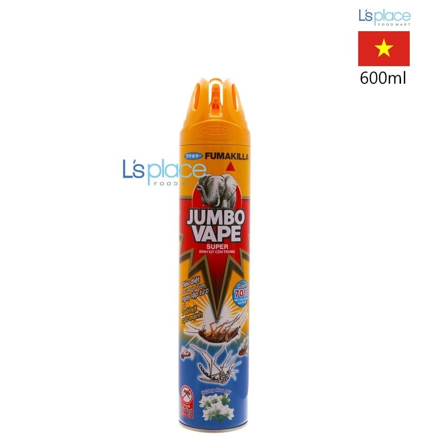 Jumbo Vape Xịt Côn Trùng Hương Hoa Lài