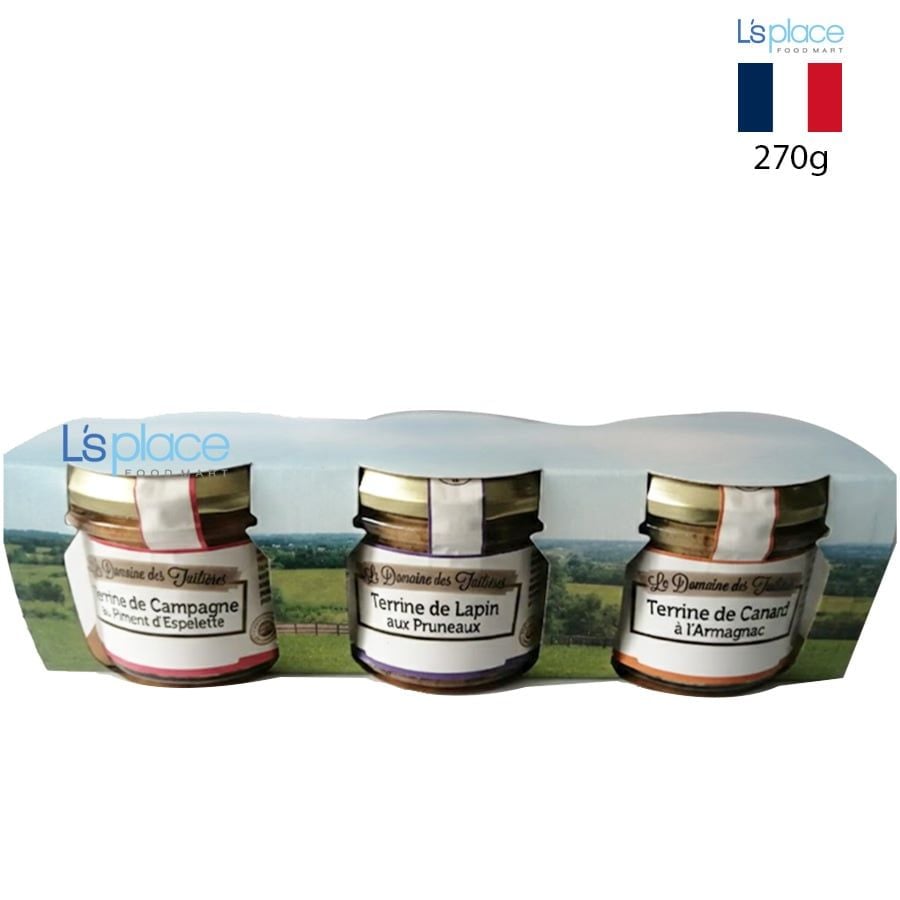 Le Domaine des Tuilières Lốc pate 3 vị