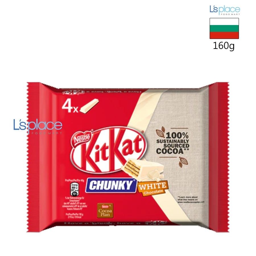 KitKat Bánh xốp phủ socola trắng Chunky White