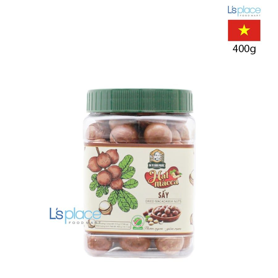 Bà Tư Bình Phước Hạt mắc ca sấy hộp nhựa