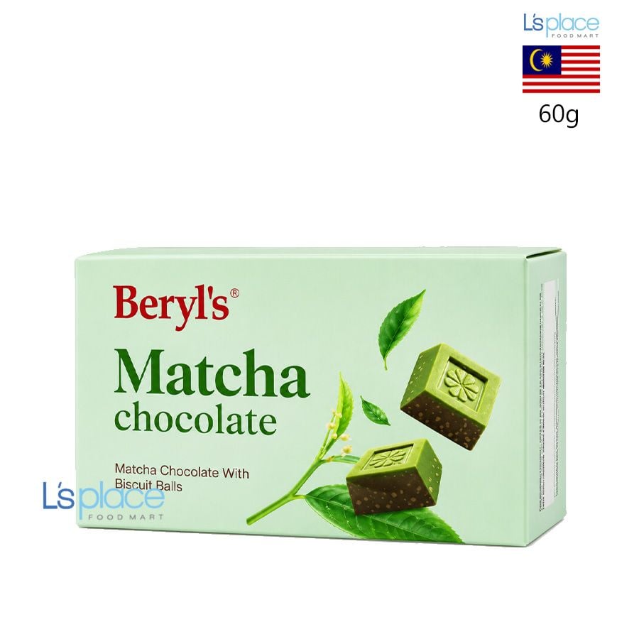 Beryl's Socola matcha với hạt bánh quy