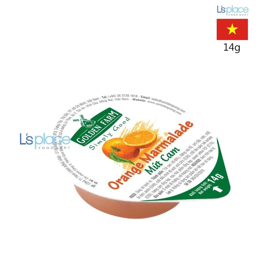 Golden Farm Mứt Cam vỉ nhỏ