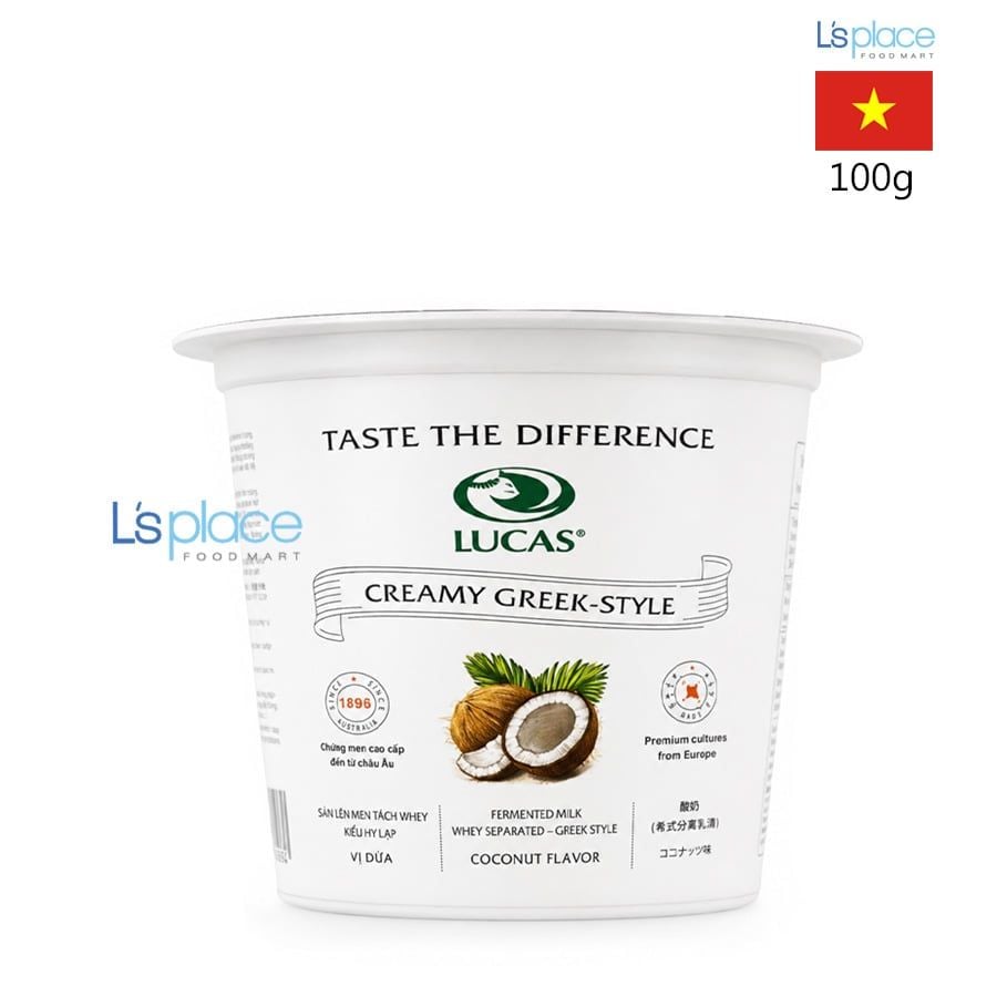 Lucas Sữa lên men tách whey vị Dừa