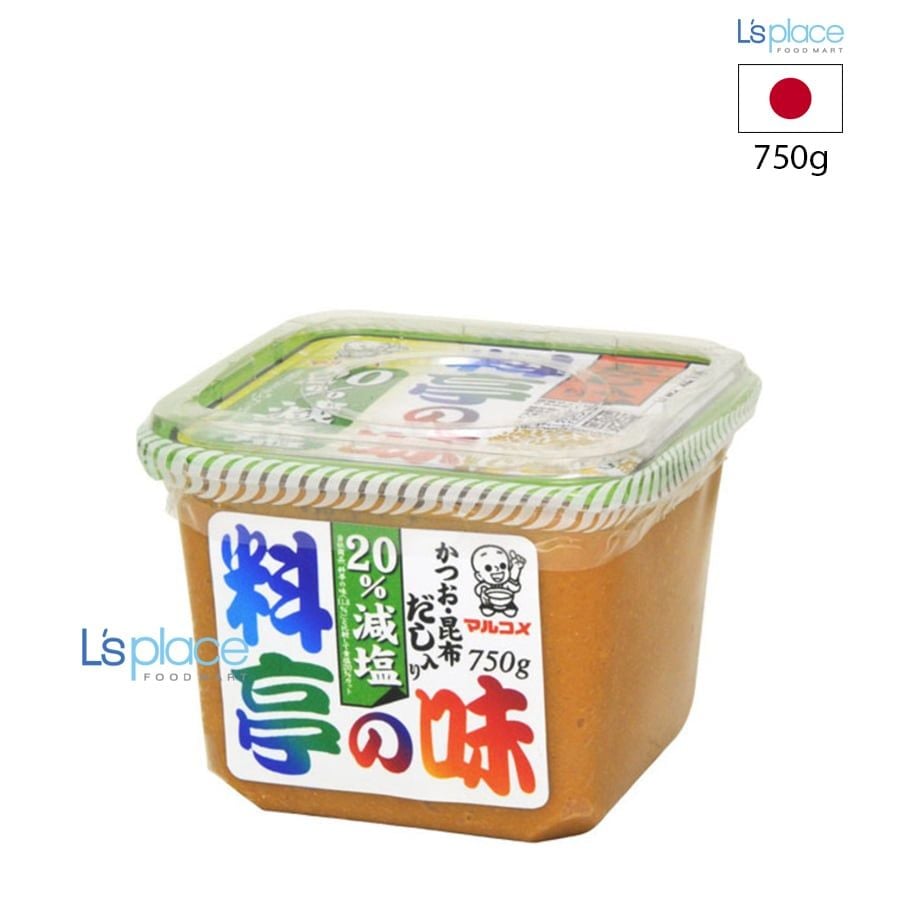 Marukome Gia vị tương Miso giảm muối