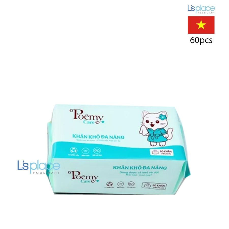 Poêmy Care Khăn khô đa năng