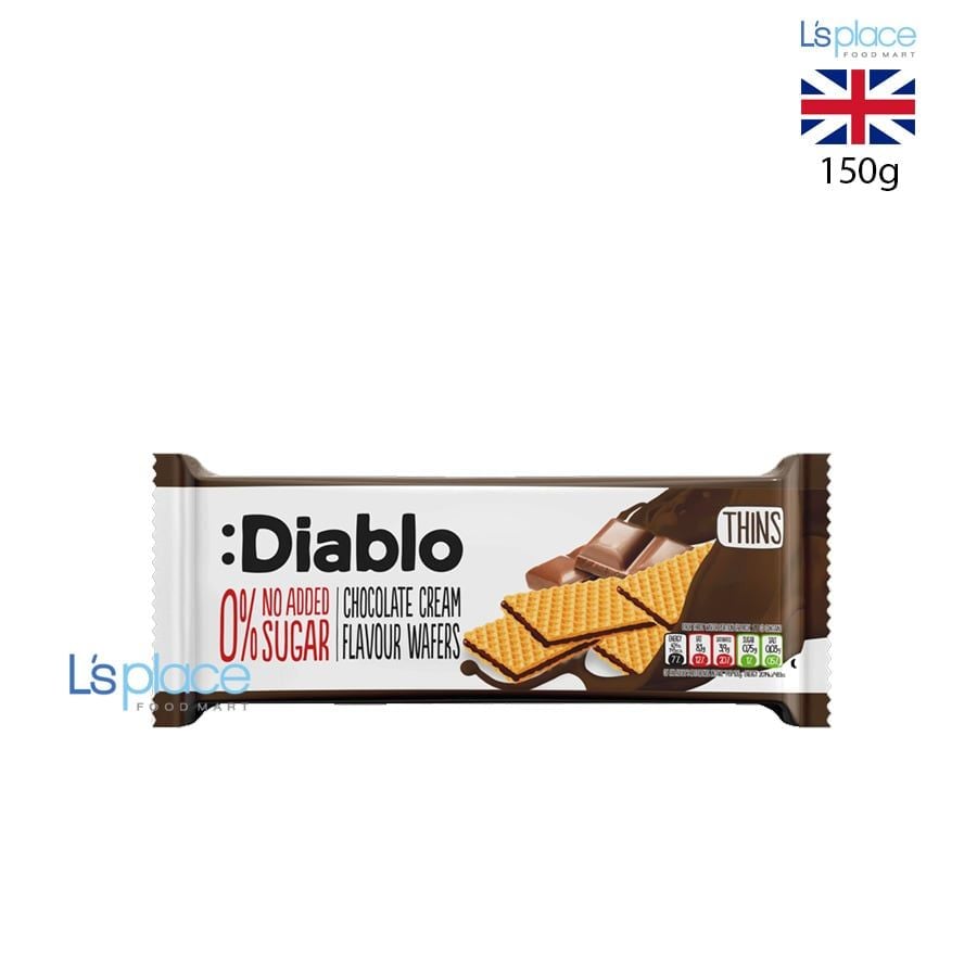 Diablo Bánh xốp không thêm đường nhân kem socola
