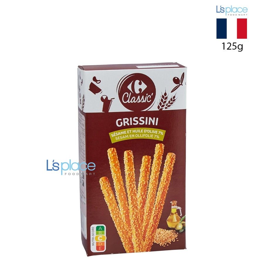 Carrefour Classic Bánh que vừng Grissini