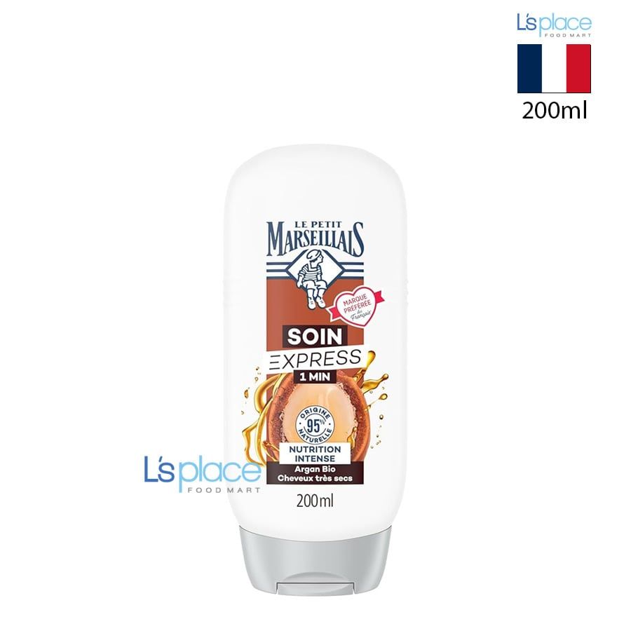 Le Petit Marseillais Dầu xả chiết xuất dầu argan hữu cơ 95%