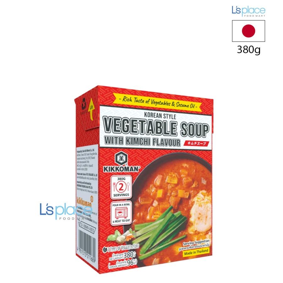 Kikkoman Súp rau củ vị kimchi kiểu Hàn