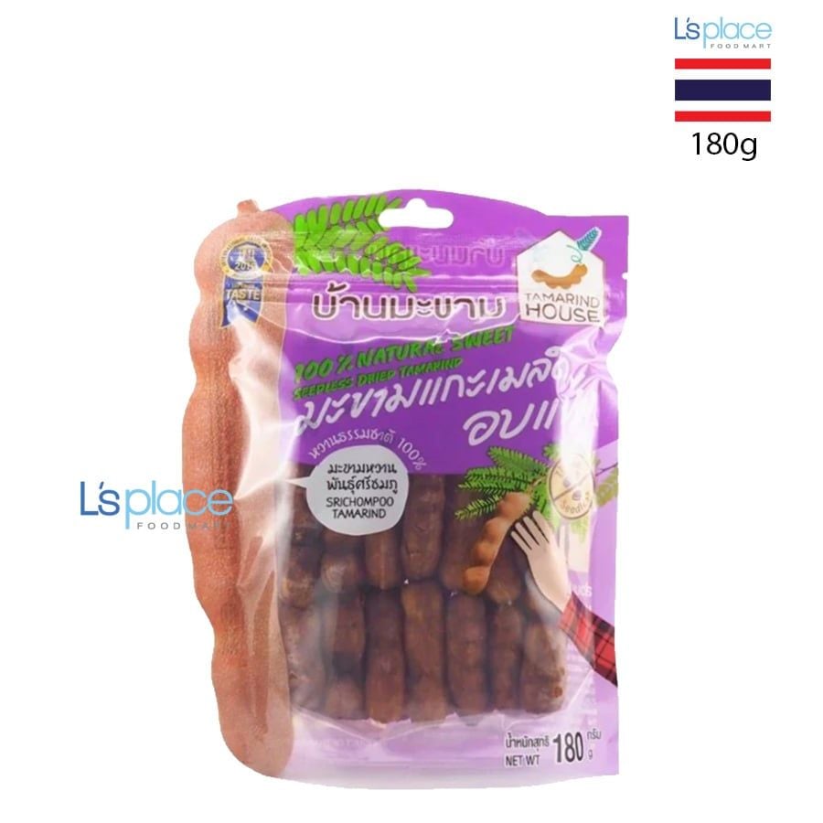Tamarind House Me ngọt sấy khô không hạt gói lớn