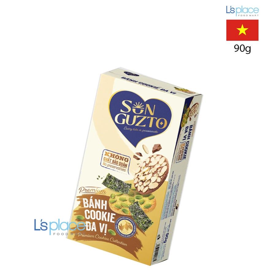 Son Guzto Bánh quy mix vị Rong biển & Socola