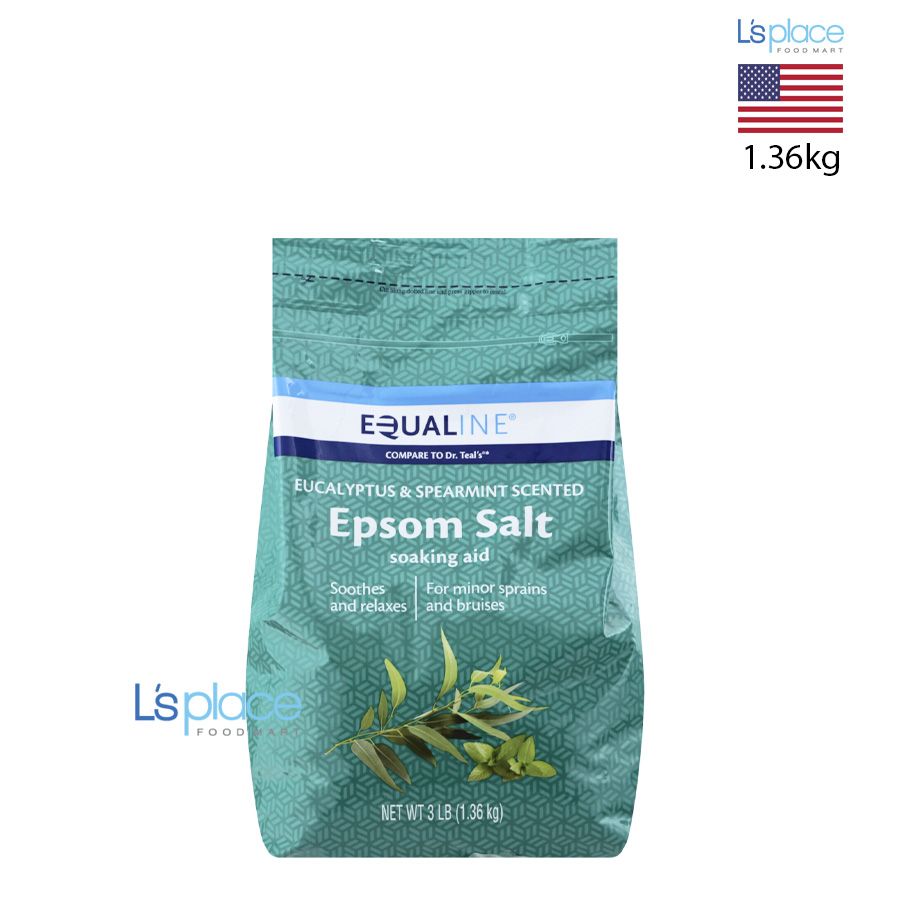 Equaline Muối tắm Epsom Bạch đàn & Bạc hà
